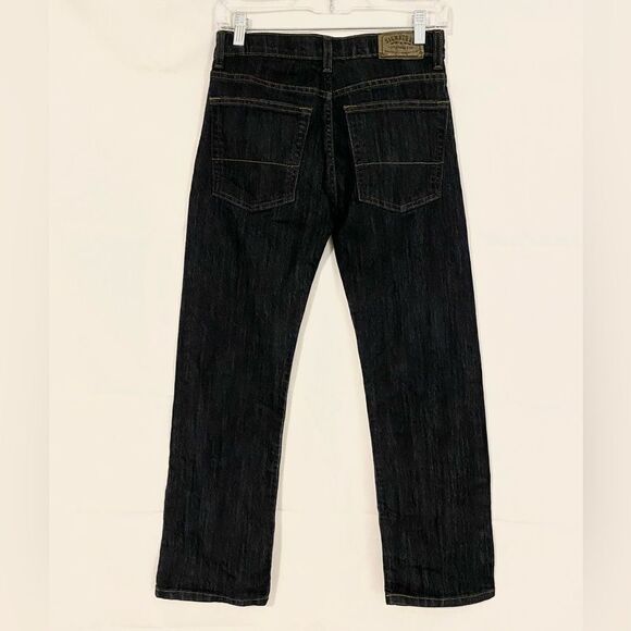 Boys Levi’s slim straight adjustable waist dark blue wash denim jeans. Size 14 R - Picture 2 of 9
